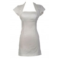 Lindsey Pencil Dress in White